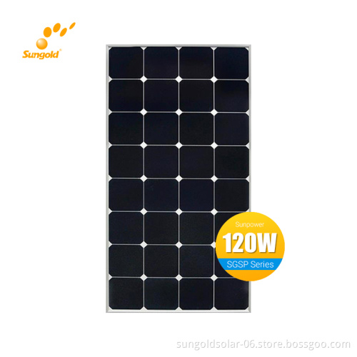 Wholesale Sunpower Solar Panels: Rigid, Customizable Wattage (40-165W) for Homes and Businesses